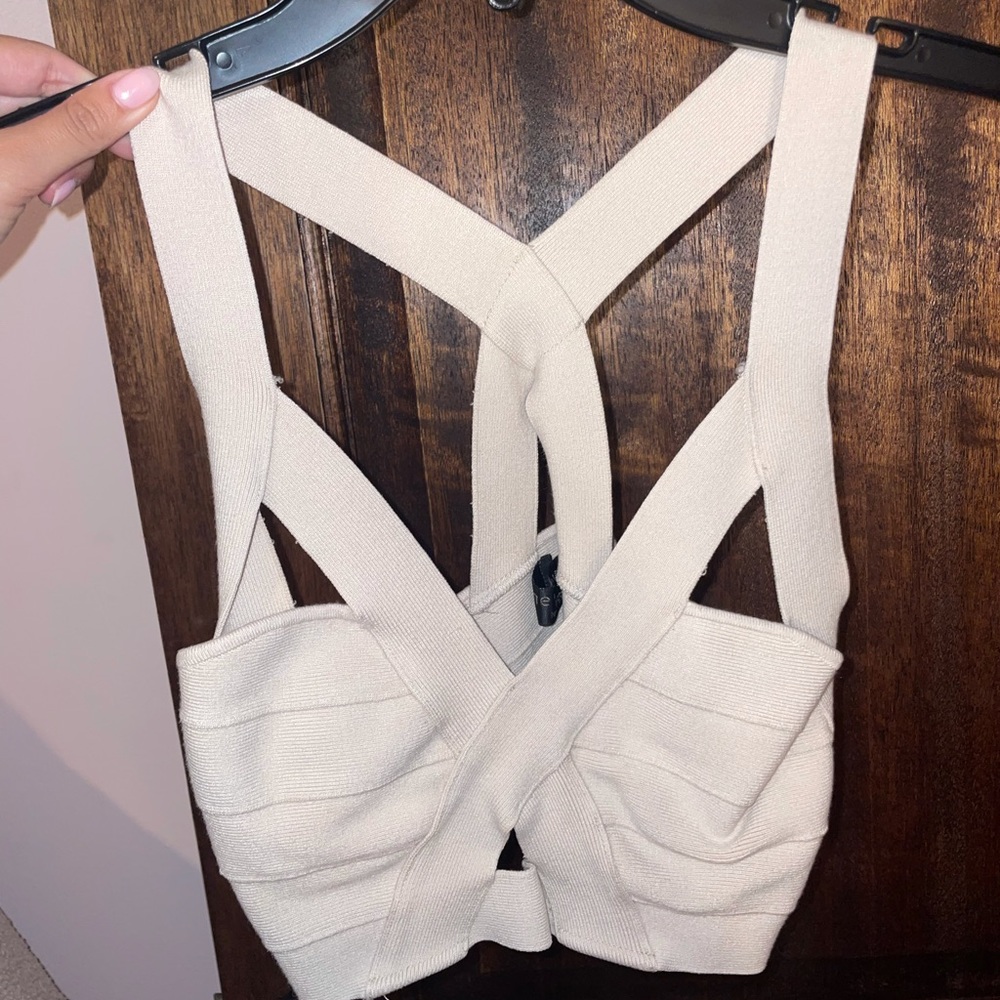 Fancy crop top bandeau